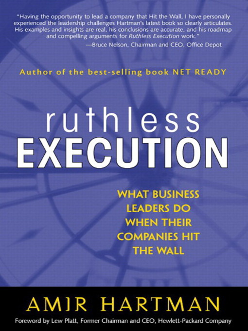 Title details for Ruthless Execution by Amir Hartman - Available